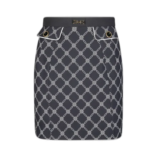All-Over Printed Mini Skirt