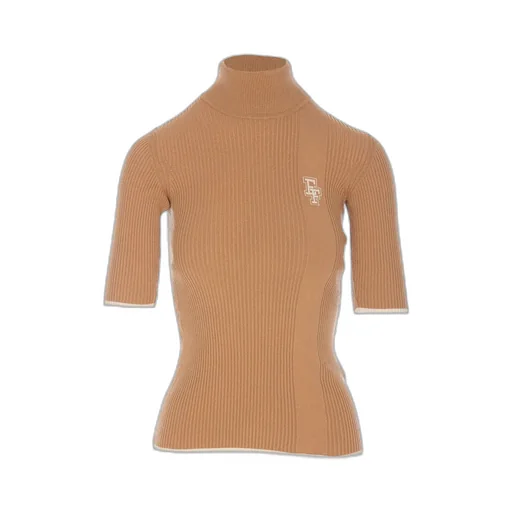 Logo Jacquard Knitted Top