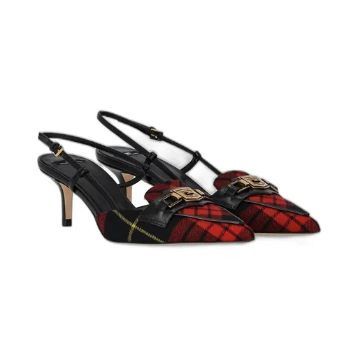 Tartan Slingback Shoes