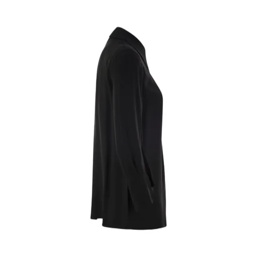Logo-Embroidered Straight Hem Shirt