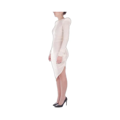 Sequin Embellished Asymmetric Midi Dress