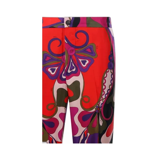 Printed Silk Pants