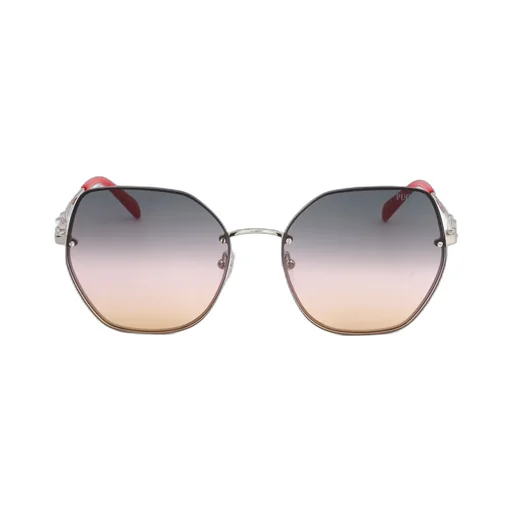 Geometric Frame Sunglasses