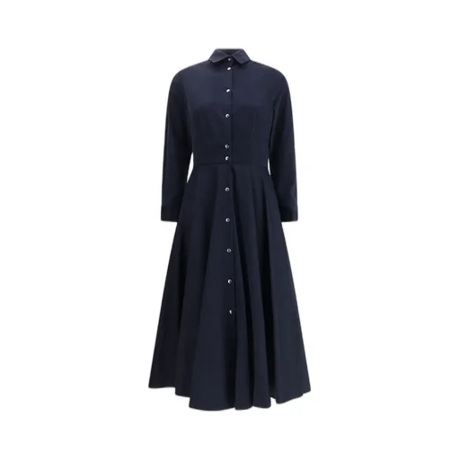 Cosme Button-Down Flared Dress