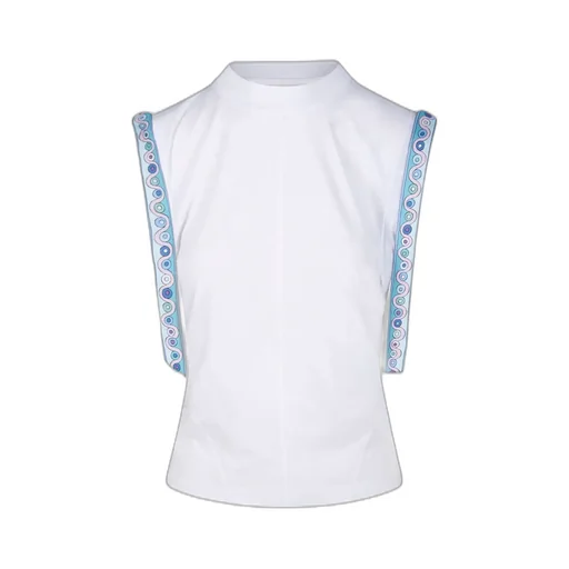 Iride Printed Sleeveless Jersey T-Shirt