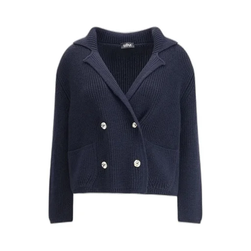 Hook-And-Eye Short Cardigan