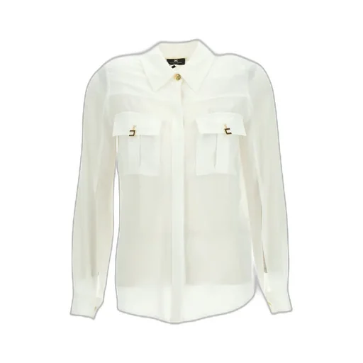 Logo Charm Embellished Shirt