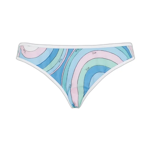 Iride-Printed Stretch Bikini Bottoms