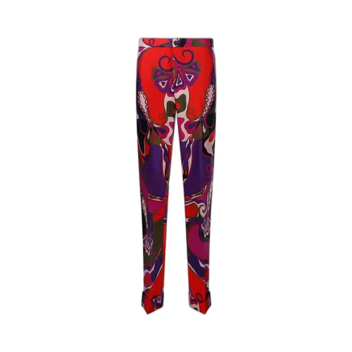 Printed Silk Pants