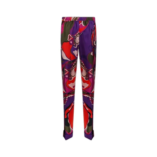 Printed Silk Pants