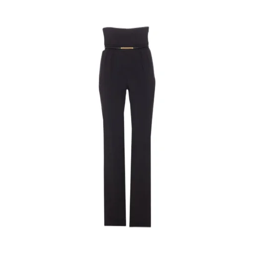 Belt Detailed Slim Fit Trousers