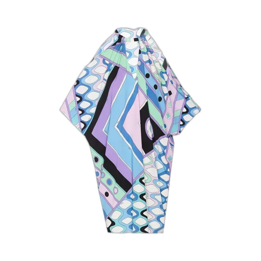 Vivara-Printed Cut-Out Detailed Dress