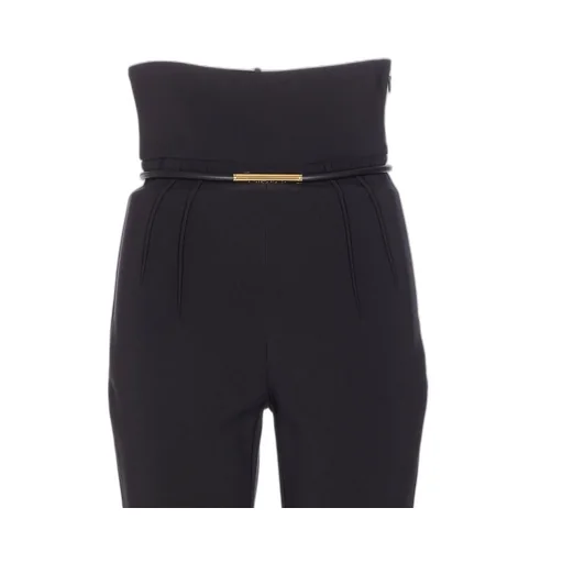 Belt Detailed Slim Fit Trousers