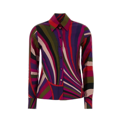 Printed Silk Twill Shirt