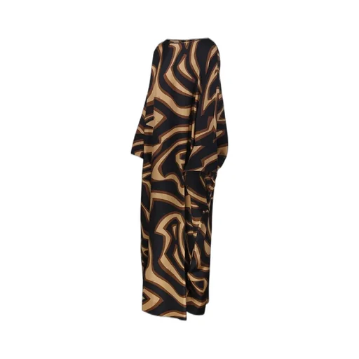 Silk Caftan Dress