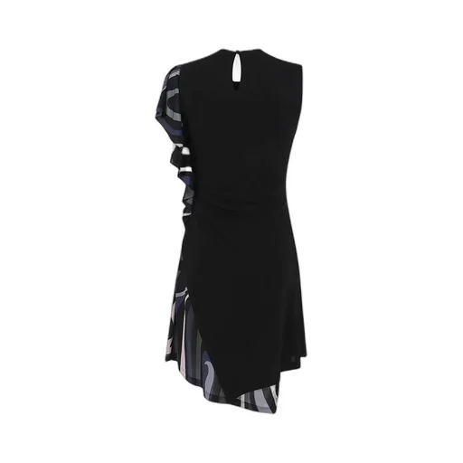 Ruffled Asymmetric Dress