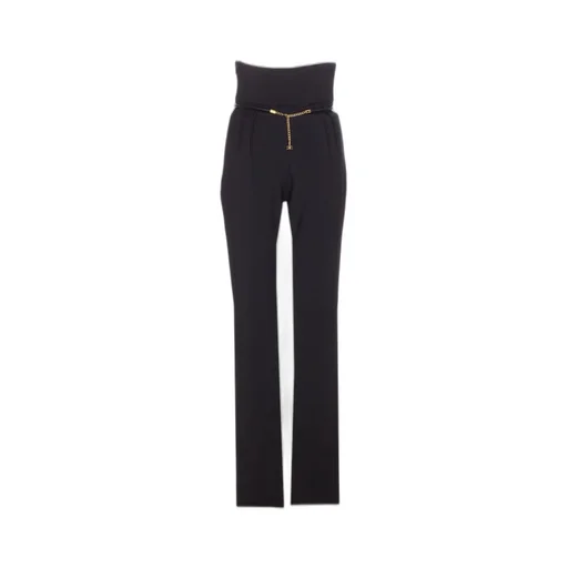 Belt Detailed Slim Fit Trousers
