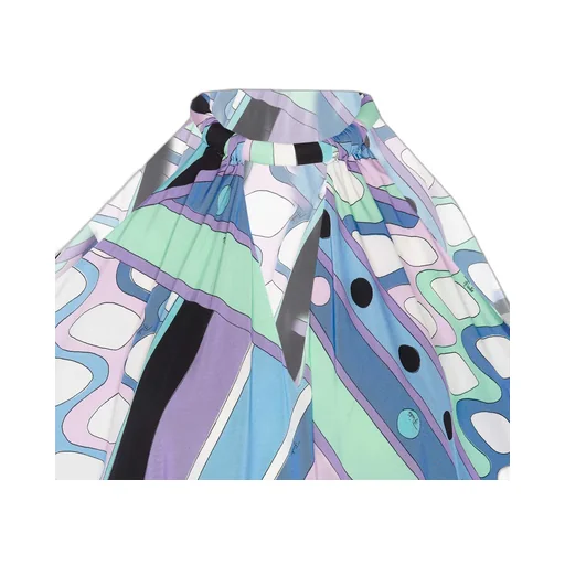 Vivara-Printed Cut-Out Detailed Dress