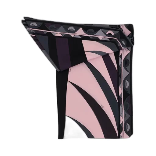 Geometric Silk Scarf