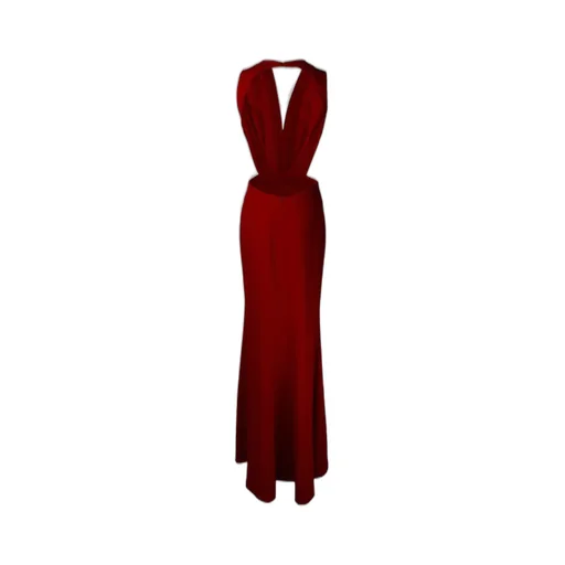 V-Neck Sleeveless Dress
