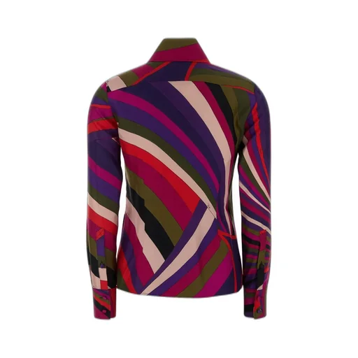 Printed Silk Twill Shirt
