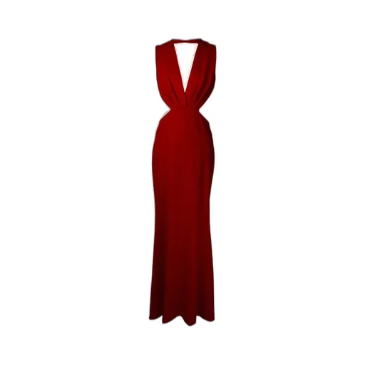 V-Neck Sleeveless Dress