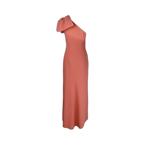 Crystal Embellished Bow Long Dress