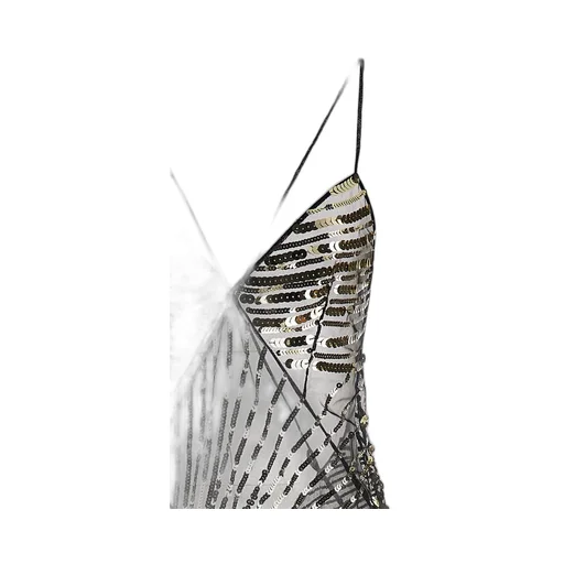 Iride Sequin-Embellished Asymmetric Maxi Dress