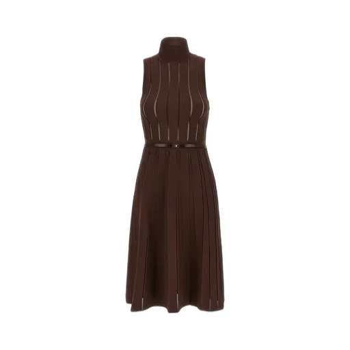 Openwork Weave Knit Dress