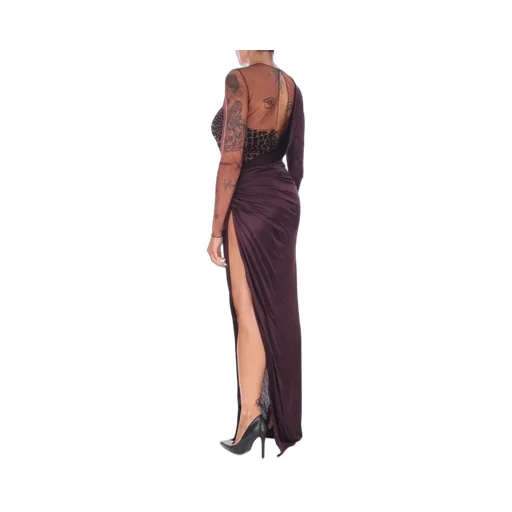 Red Carpet Tulle And Jersey Dress