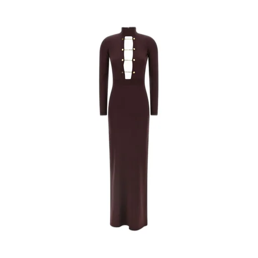 Jewel Cufflinks Knit Dress