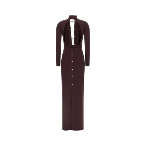 Jewel Cufflinks Knit Dress