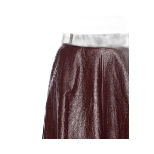 Logo-Plaque Midi Skirt