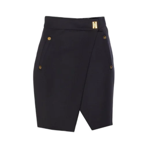 High-Waist Asymmetrical Skirt