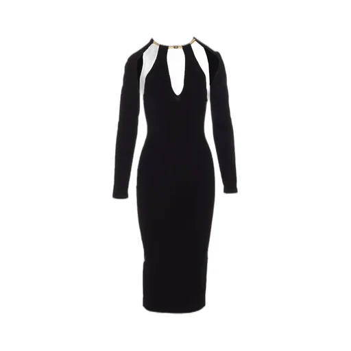 Cut Out Detailed Knitted Dress