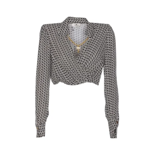 Geometric Printed Georgette Shirt