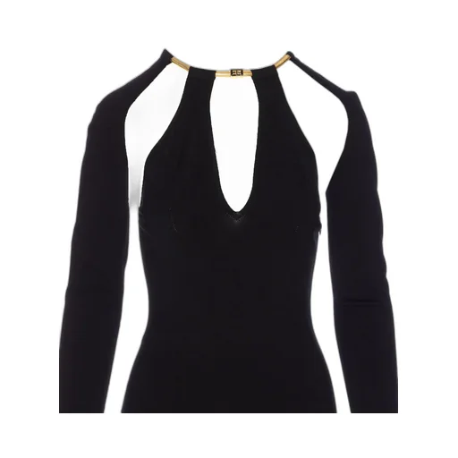 Cut Out Detailed Knitted Dress