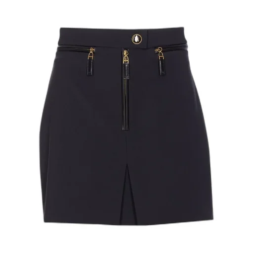 Zipped Double Layer CrÊPe Skirt