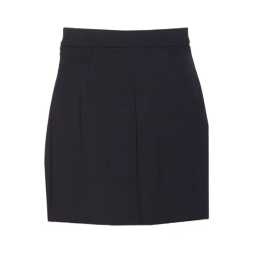 Zipped Double Layer CrÊPe Skirt