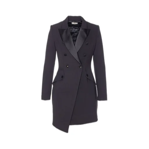 Tuxedo Detailed Coat Dress