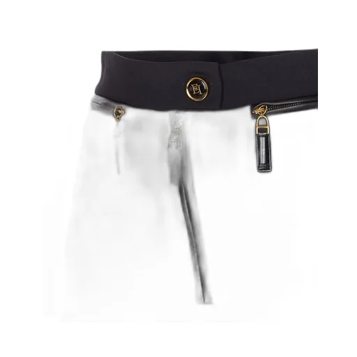 Zipped Double Layer CrÊPe Skirt