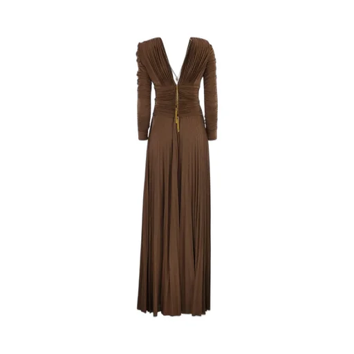 Necklace Lurex Jersey Red Carpet Dress