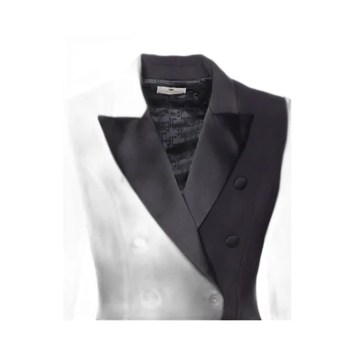 Tuxedo Detailed Coat Dress