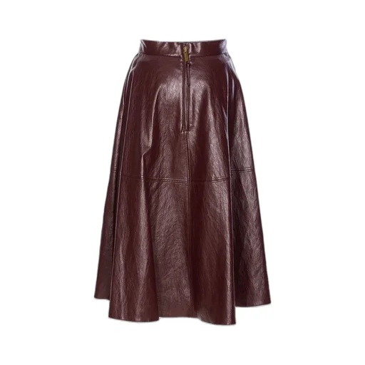 Logo-Plaque Midi Skirt