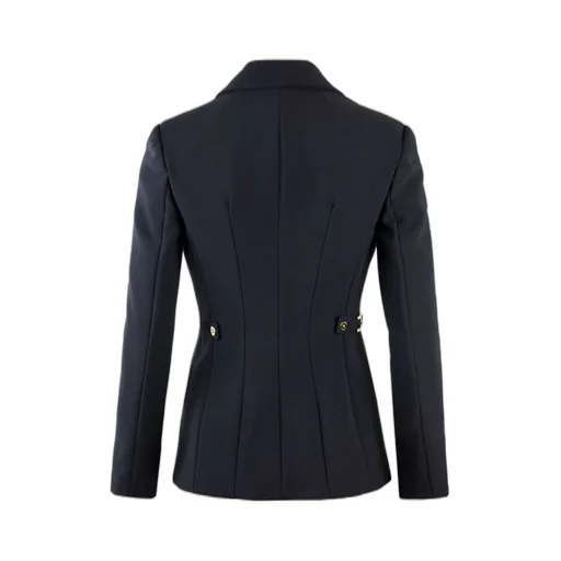 Single-Breasted Jewel Strap Blazer