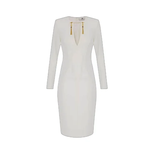 Chain Embellished Midi Dress