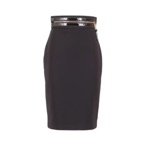 Zip Detailed Half-Length Skirt