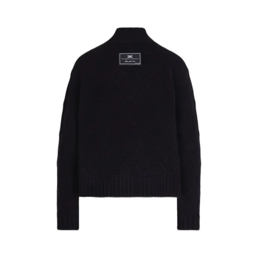 Logo-Patch High-Neck Jumper
