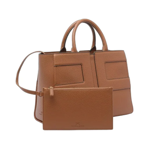 Logo Detailed Top Handle Bag