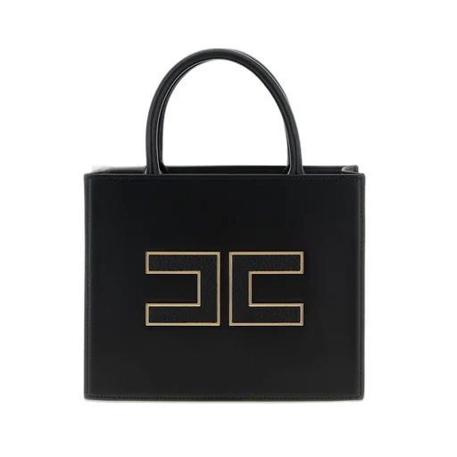 Logo Embellished Small Tote Bag